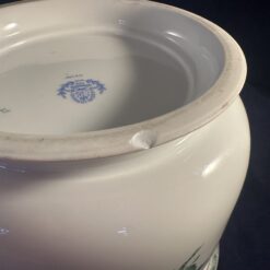 Herend Apponyi groen cachepot, hoog 16 cm, Ø 20 cm. nr. 7212 (kleine chip) - Afbeelding 4