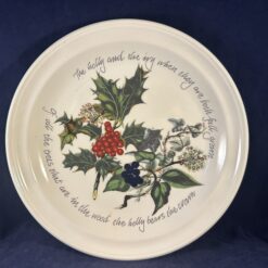 Portmeirion Botanic Garden dinerbord Ø 26,7 cm, 'The Holly and the Ivy'
