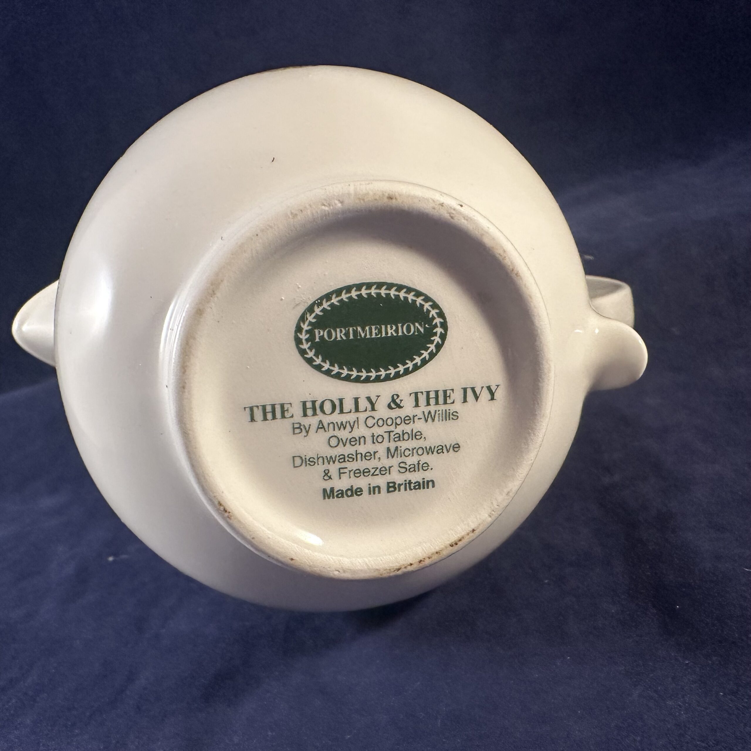 Portmeirion Botanic Garden'The Holly and the Ivy' roomkannetje hoog 10 cm - Afbeelding 3