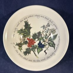 Portmeirion Botanic Garden'The Holly and the Ivy' papkom Ø 17 cm hoog 4,5 cm