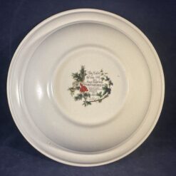 Portmeirion Botanic Garden'The Holly and the Ivy' papkom Ø 17 cm hoog 4,5 cm - Afbeelding 3