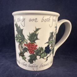 Portmeirion Botanic Garden'The Holly and the Ivy' rechte mok Ø 8 cm hoog 9 cm