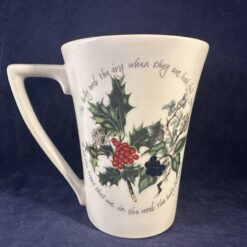 Portmeirion Botanic Garden'The Holly and the Ivy' uitlopende mok Ø 9 cm hoog 11,3 cm - Afbeelding 2