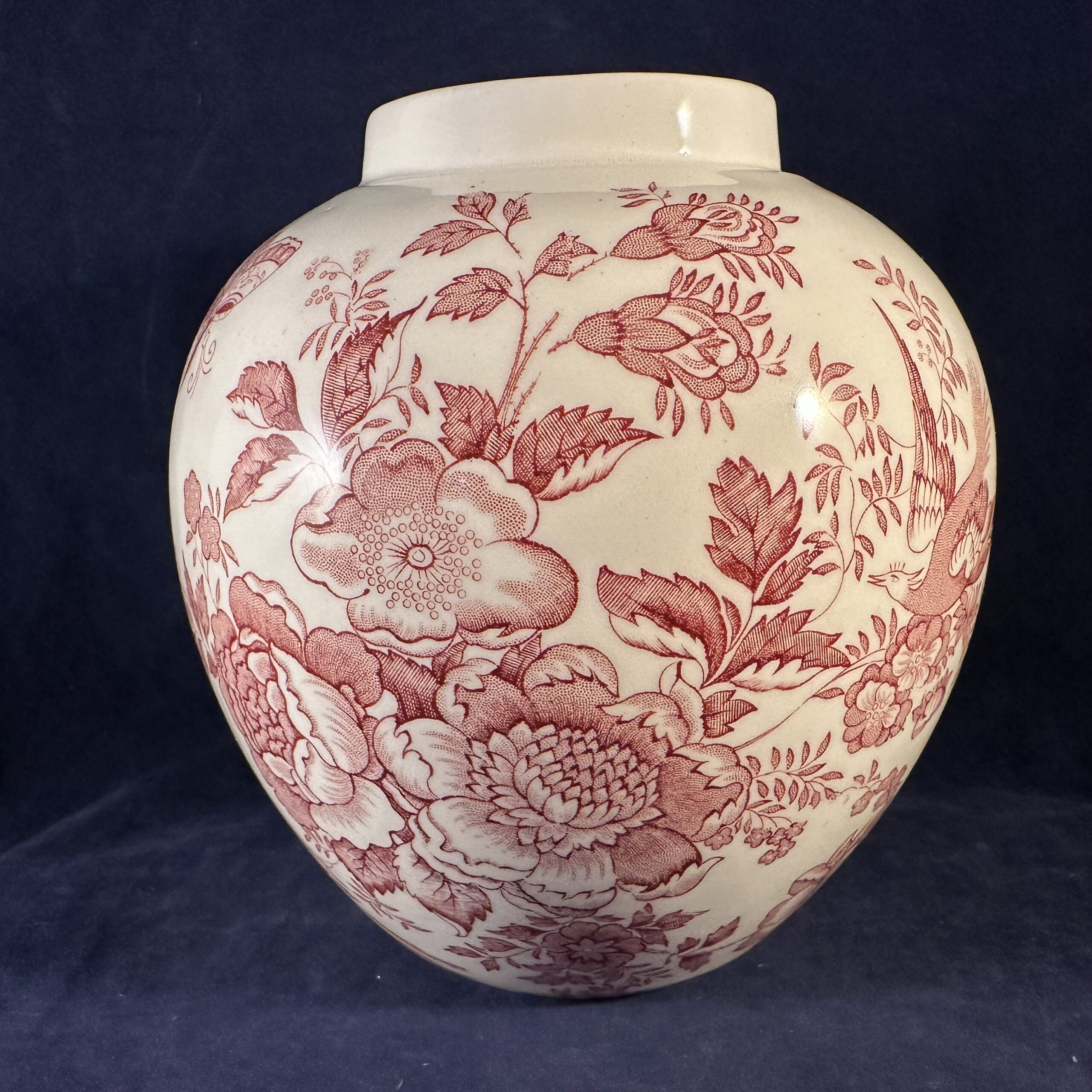 Mason's Pink Stratford vaas, hoog 15,5 cm Ø 6,7 cm (opening)