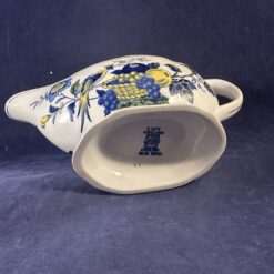 Spode 'Blue Bird' losse sauskom Ø 20 x 7,5 cm, hoog 10,5 cm. - Afbeelding 3