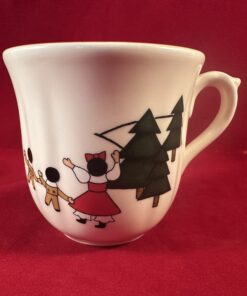 Mason's 'Christmas Village' koffiekop zonder schotel Ø 7,2 cm hoog 7 cm