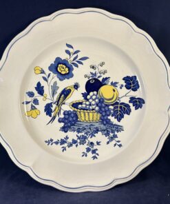 Spode 'Blue Bird' taartbord/ taartschaal Ø 32,4 cm
