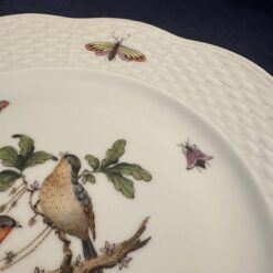 Herend Rothschild bird fruitbord/ gebaksbord Ø 19 cm - Afbeelding 4