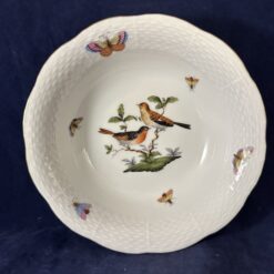 Herend Rothschild papkom/ saladeschaal nr 330, Ø 16,4 cm hoog 4 cm