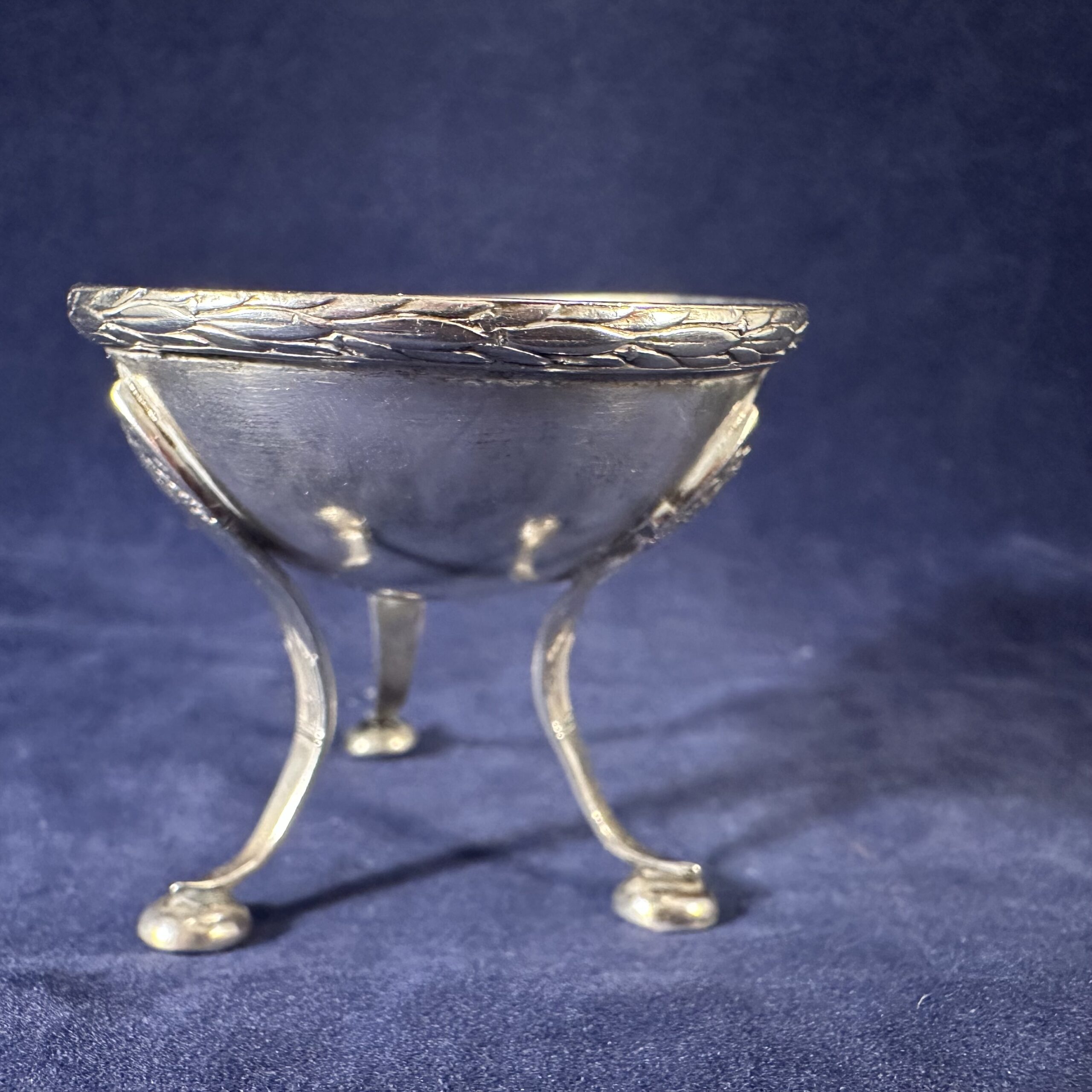 Kempen en Begeer zilver theezeefje met lekbakje 2de gehalte 66 gram - Afbeelding 5