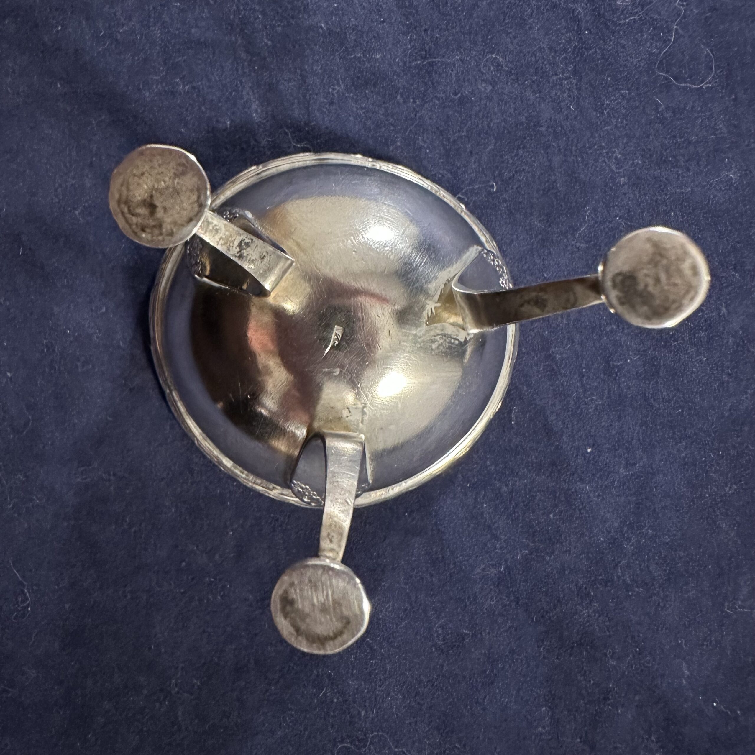 Kempen en Begeer zilver theezeefje met lekbakje 2de gehalte 66 gram - Afbeelding 6