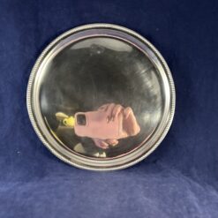 Zilveren rond dienblaadje Ø 22,5 cm