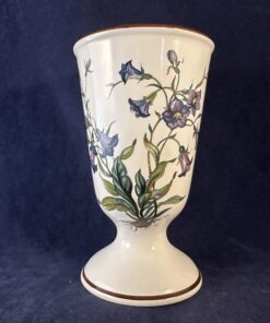Villeroy en Boch Botanica beker op voet/ vaas, hoog 13,5 cm Campanula rotundifolia
