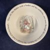 Wedgwood Peter Rabbit papkom Ø 14,6 cm hoog 4,4 cm.