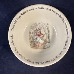 Wedgwood Peter Rabbit papkom Ø 14,6 cm hoog 4,4 cm.