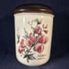 Villeroy en Boch Botanica voorraadpot met houten deksel, hoog 14 cm, 'Lathyrus tuberosus'