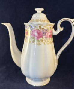 Royal Albert 'Serena' grote koffiepot, inhoud 1 liter, hoog 21,5 cm