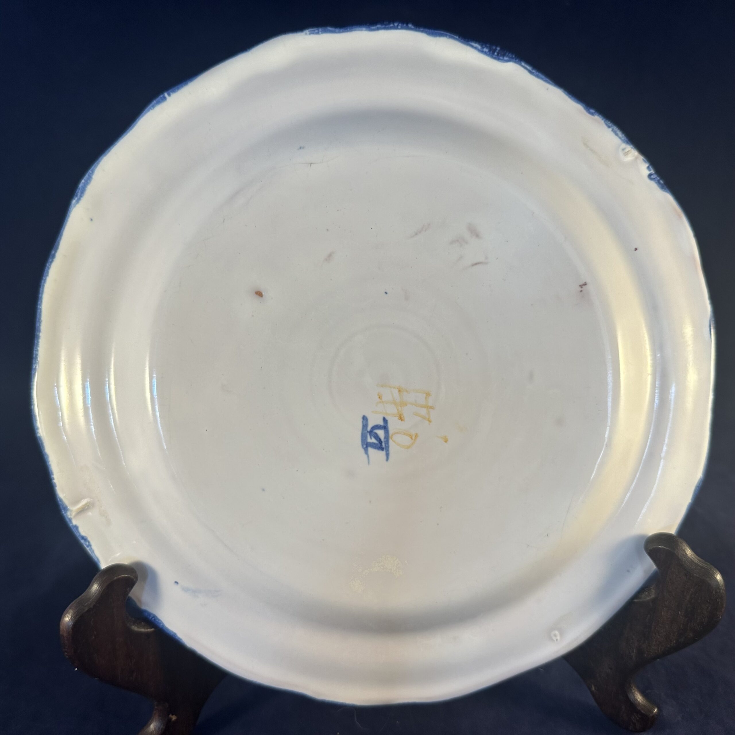 Moustiers handgeschilderd klein bordje Ø 21,8 cm