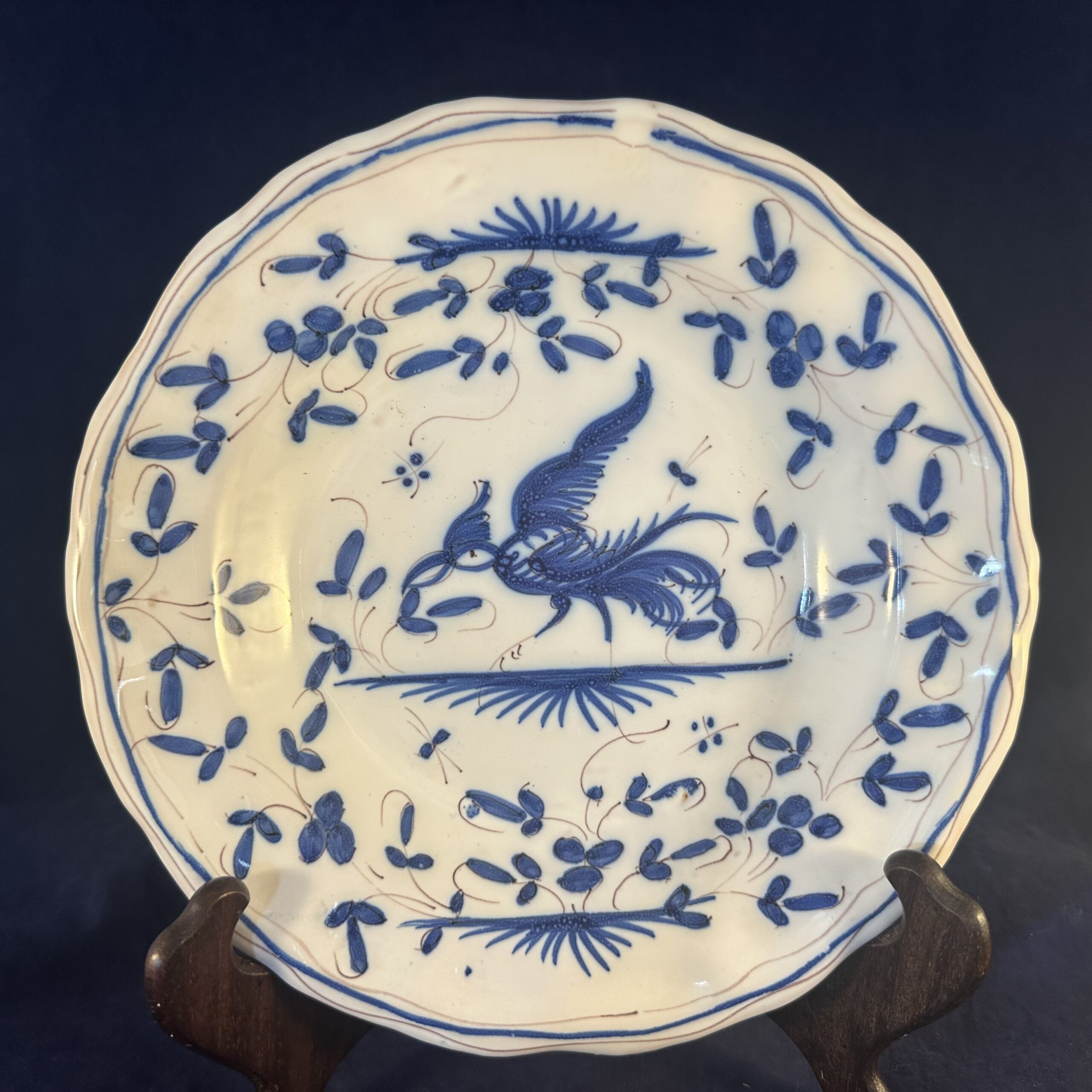 Moustiers handgeschilderd klein diep bordje Ø 22 cm