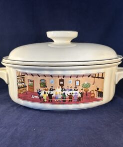 Villeroy & Boch Design Naif ovale terrine / ovenschaal met deksel Ø 28,3 x 20,5 cm, hoog 17 cm