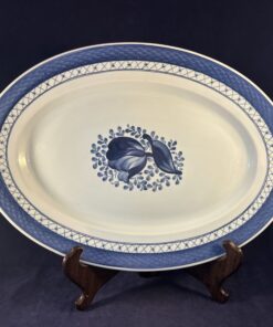 Royal Copenhagen Tranquebar ovale schaal Ø 37,5 x27 cm, hoog 3 cm