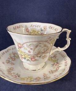 Royal Albert koffie kopje - serie zodiac serie 'aries' Ø 9 cm, hoog 7 cm