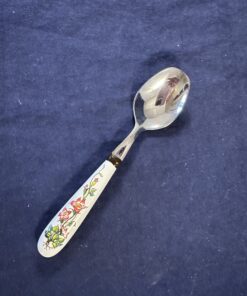 Villeroy en Boch Botanica set van 4 koffielepels. Lengte 14,3 cm.