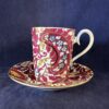 Royal Albert koffiekop en schotel - serie Arabesque Ø 6,3 cm, hoog 7,5 cm