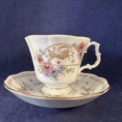 Royal Albert koffie kopje - serie zodiac serie 'Capricorn' Ø 9 cm, hoog 7 cm