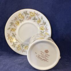 Royal Albert koffiekop en schotel - serie Yellow Ribbon Ø 6,3 cm, hoog 7,5 cm - Afbeelding 5