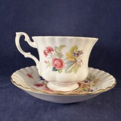 Royal Albert 'Basket of Roses' herenkop en schotel Ø kop 8,8 cm, hoog 7 cm - Afbeelding 2