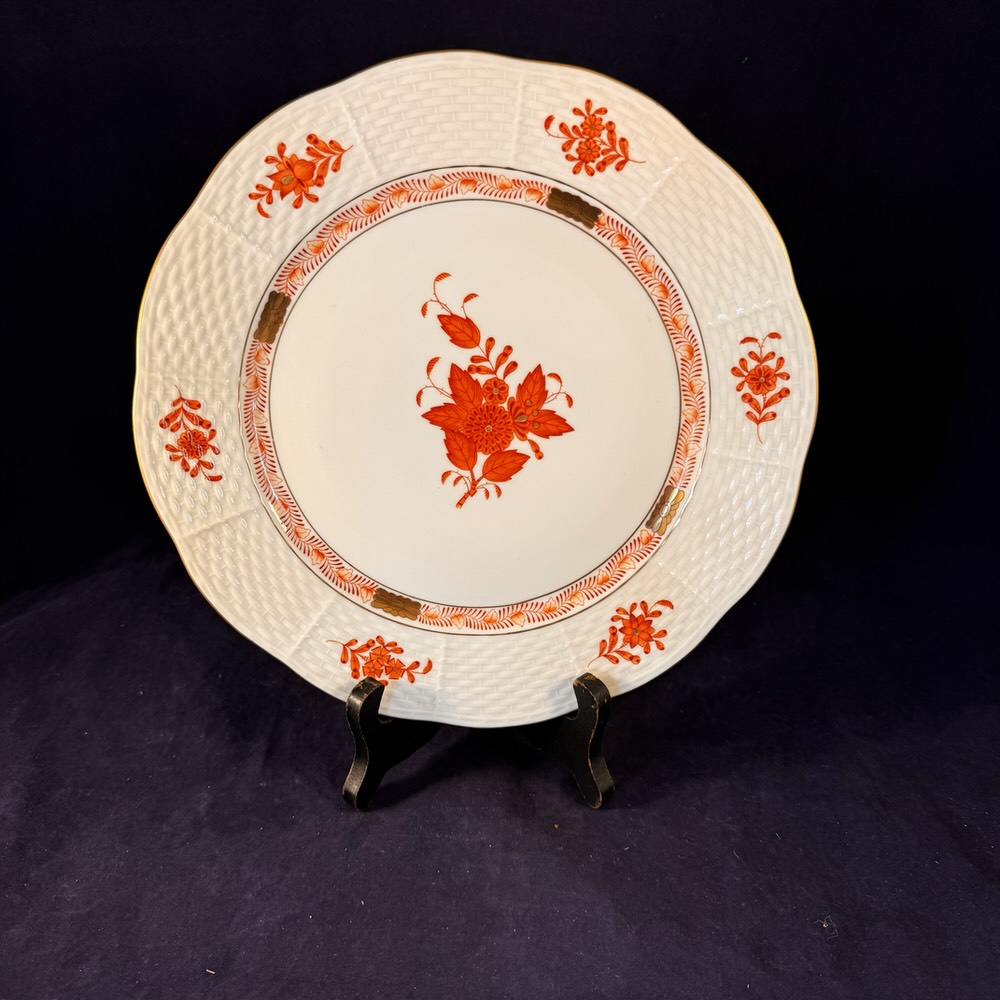 Herend ontbijtbord, decor Apponyi orange Ø 22,8 cm nr. 521 AOG