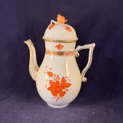 Herend Apponyi Orange koffiepot 612 AOG hoog 21,5 cm