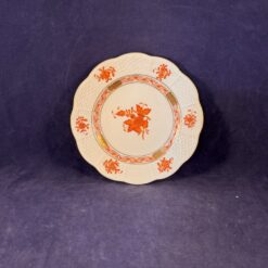 Herend taartbord, gebaksbord, decor Apponyi orange Ø 15.5cm nr. 514 AOG