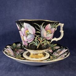 Royal Albert 'Provincial Flowers - Prairie Crocus' kop en schotel Ø 9 cm hoog 7,4 cm