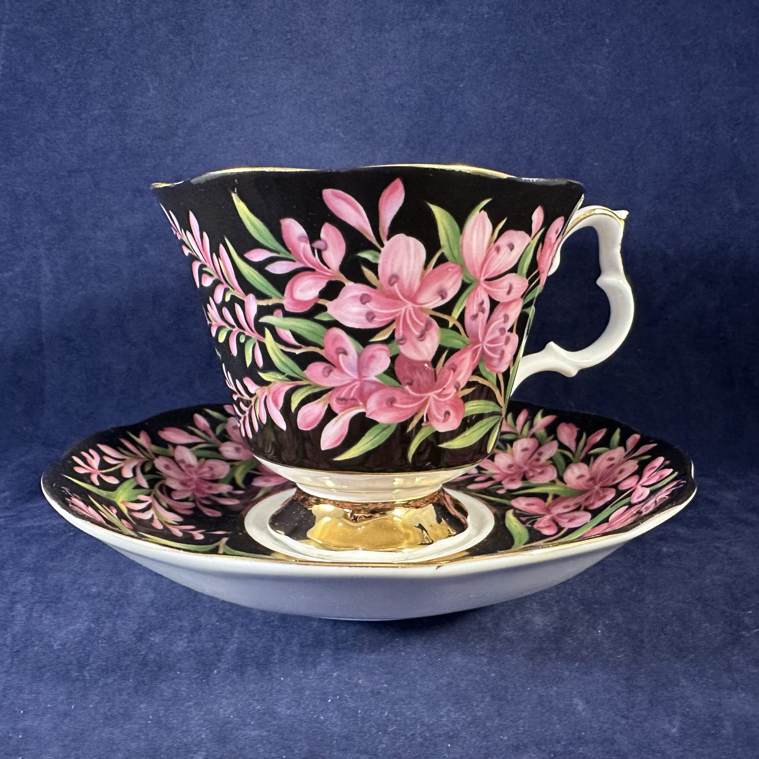 Royal Albert 'Provincial Flowers - Fireweed' kop en schotel Ø 9 cm hoog 7,4 cm
