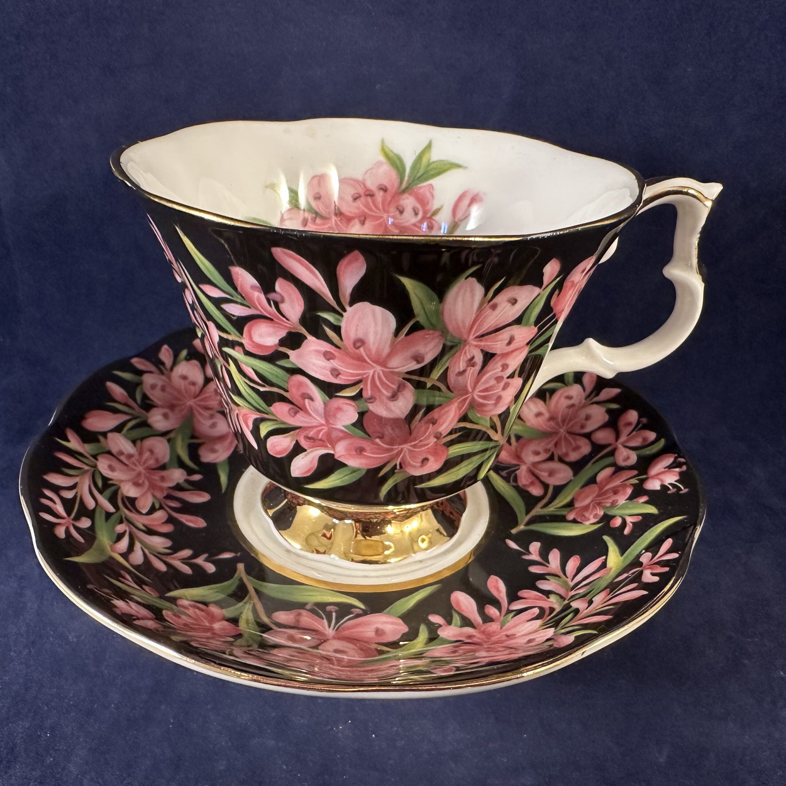 Royal Albert 'Provincial Flowers - Fireweed' kop en schotel Ø 9 cm hoog 7,4 cm - Afbeelding 3
