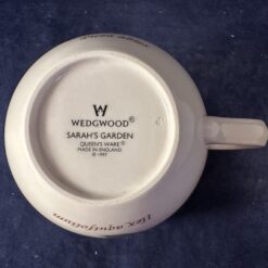 Wedgwood Sarah's garden grote kop met rode schotel, Ø kopje 9 cm hoog 6,3 cm - Afbeelding 4