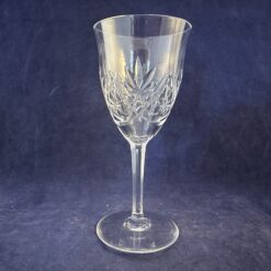 Set van 6 kristallen kleine wijnglazen/ portglazen, hoog 15 cm Ø 6,4 cm