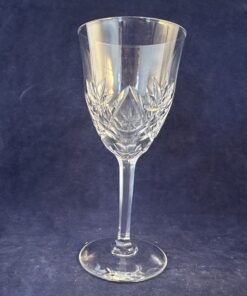 Set van 7 kristallen portglazen, hoog 13,6 cm Ø 6 cm