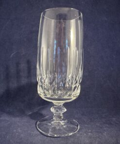 Set van 2 grote bierglazen, hoog 17 cm., Ø 6cm.