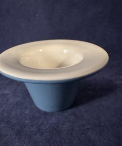 Fris Edam 'Jubilant' eierdop in wit met blauw