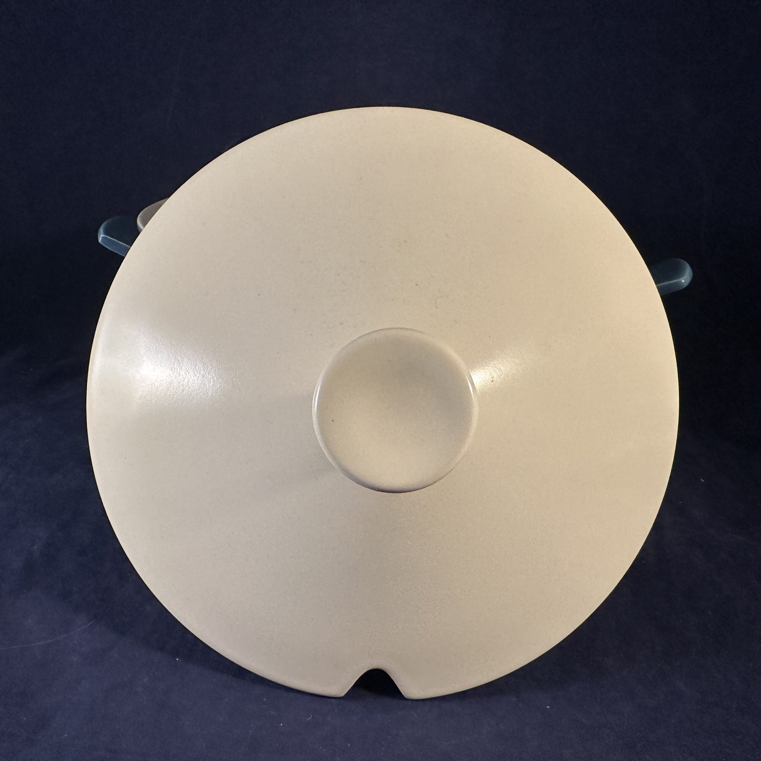 Fris Edam 'Jubilant' dekschaal in wit met blauw - Afbeelding 2