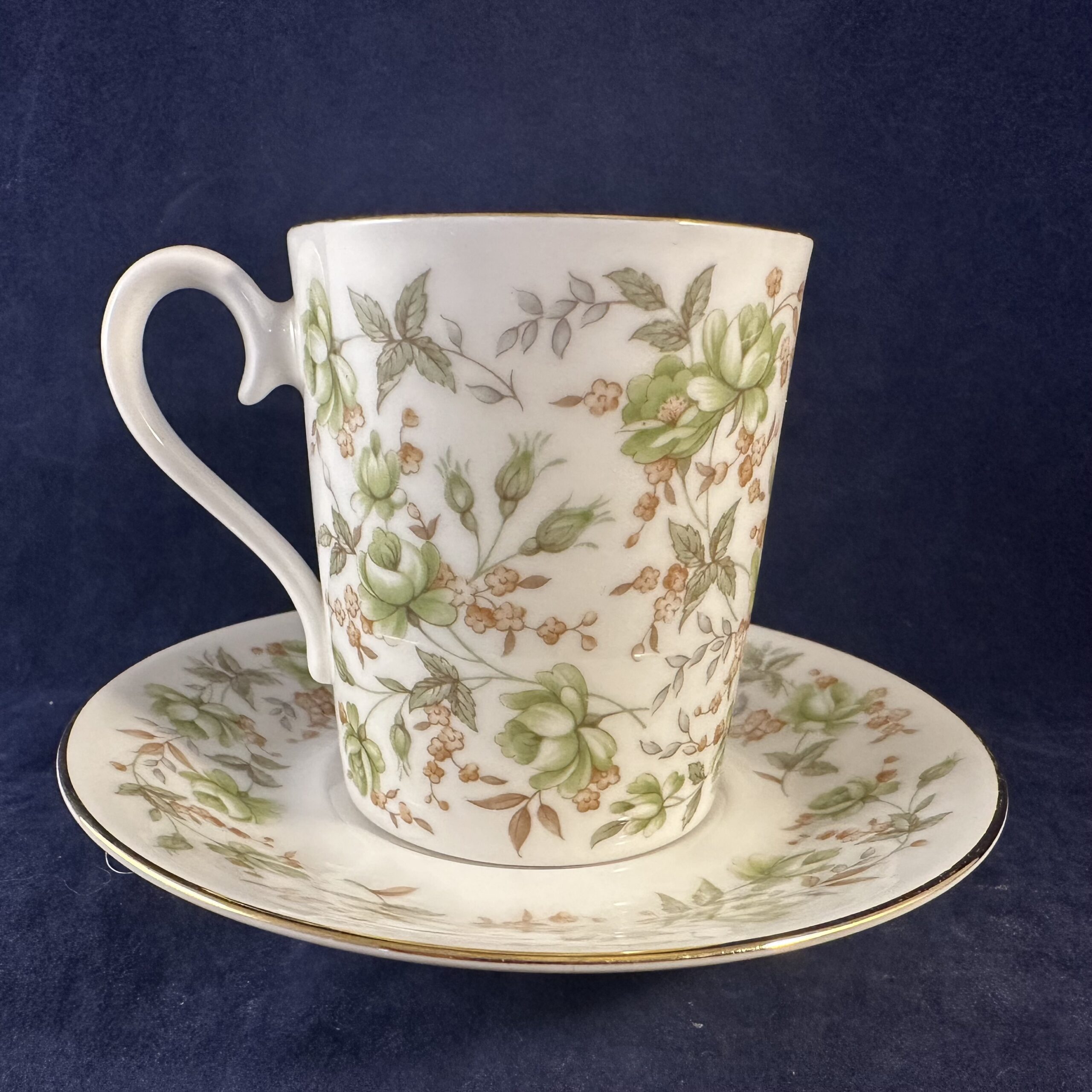 Royal Albert koffiekop en schotel - serie Green velvet Ø 6,3 cm, hoog 7,5 cm - Afbeelding 2
