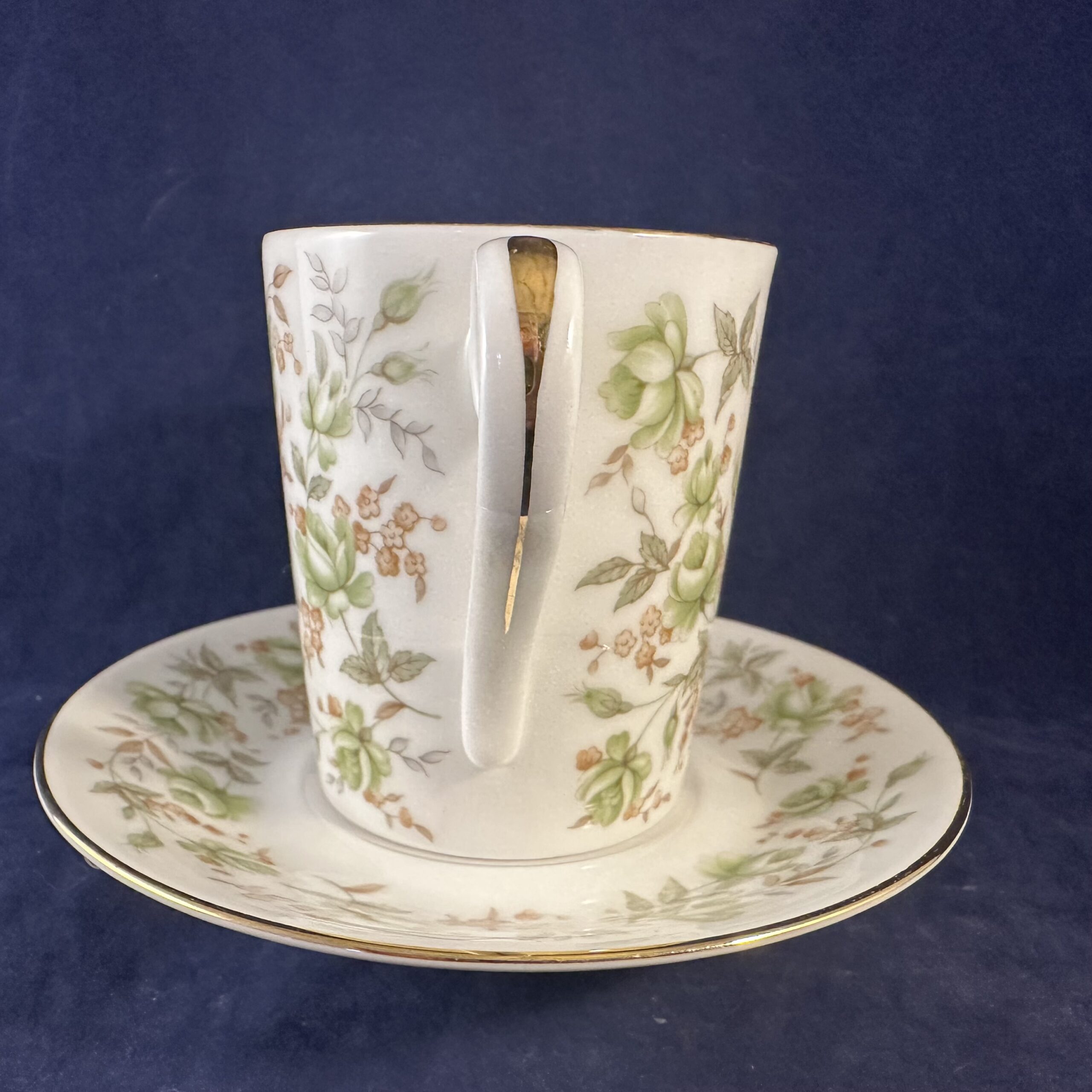Royal Albert koffiekop en schotel - serie Green velvet Ø 6,3 cm, hoog 7,5 cm - Afbeelding 3