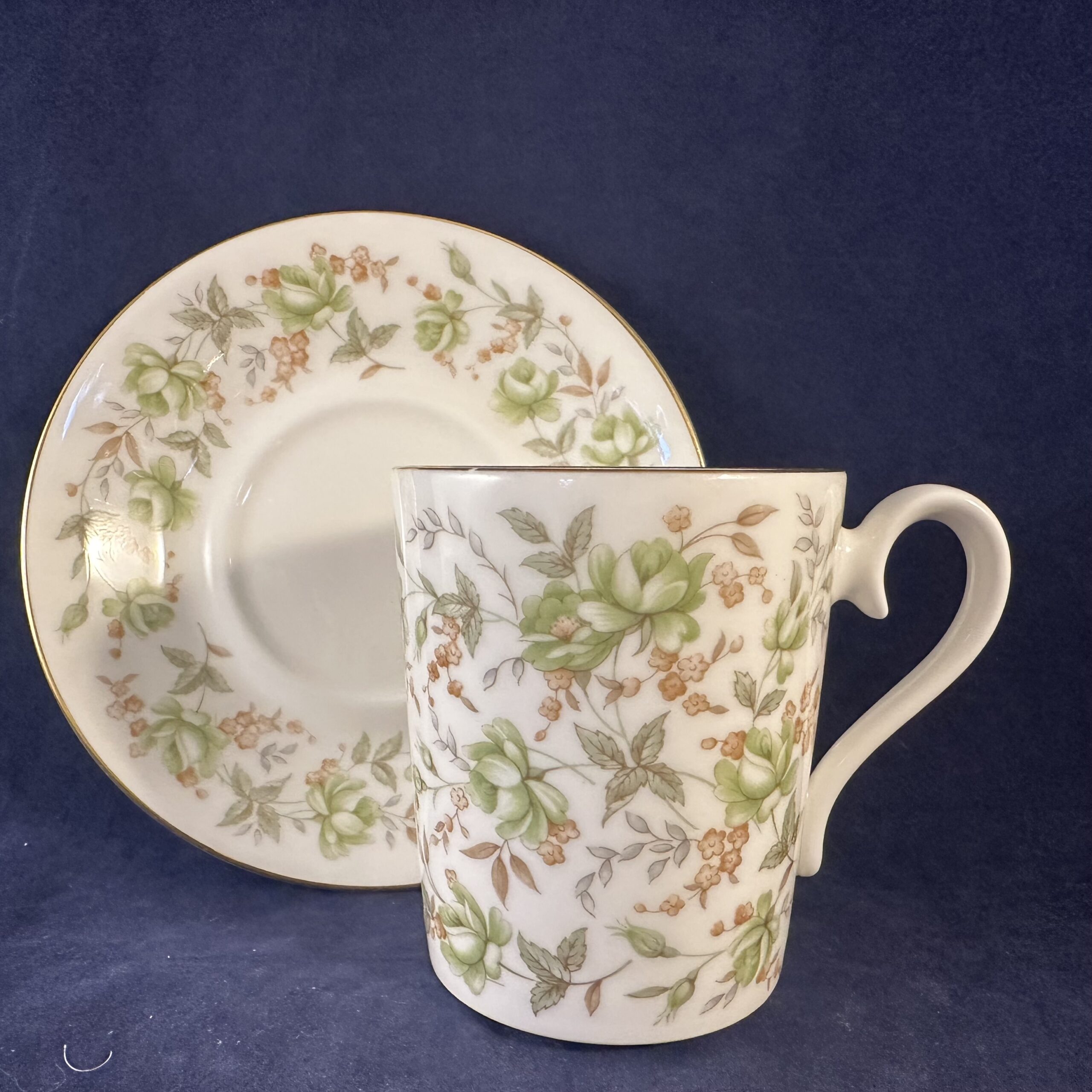 Royal Albert koffiekop en schotel - serie Green velvet Ø 6,3 cm, hoog 7,5 cm - Afbeelding 4
