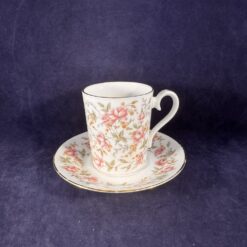 Royal Albert 'Pink Brocade' kop en schotel