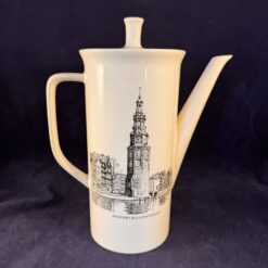 Villeroy en Boch Amsterdamse grachten koffiekan Montelbaans toren