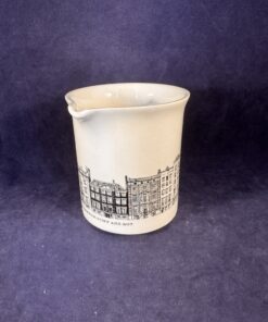 Villeroy en Boch Amsterdamse grachten roomkan ⌀ 7,5 cm 8 hg, Herengracht decor.