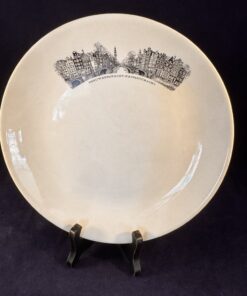 Villeroy en Boch Amsterdamse grachten ontbijtbord ⌀ 23 cm. Diverse grachten.